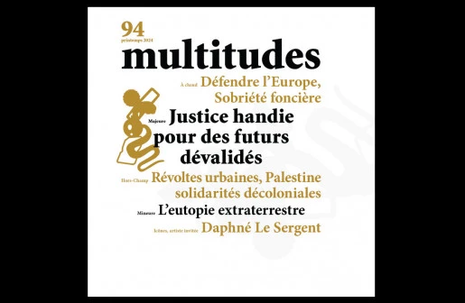 Affiche SPLACH - Rencontre "Justice handie, pour des futurs dévalidés (revue Multitudes)", interprétée en LSF <i class="fa fa-sign-language fa-lg"></i>