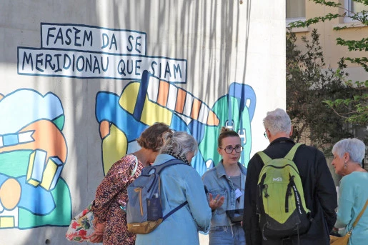 Affiche Visite bilingue français / occitan