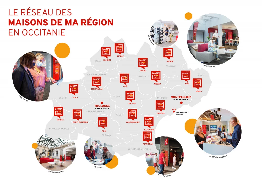 Le réseau des Maisons de la Région 2021 - Le réseau des Maisons de la Région en 2021